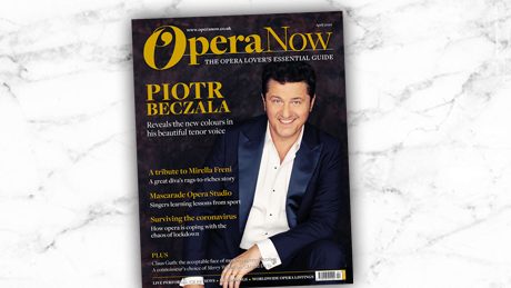 Piotr Beczala on the cover of Opera Now