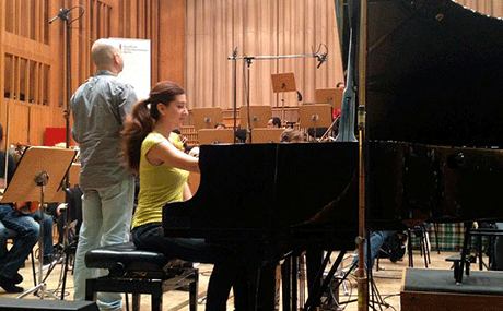 Nareh Arghamanyan recording with the RSB