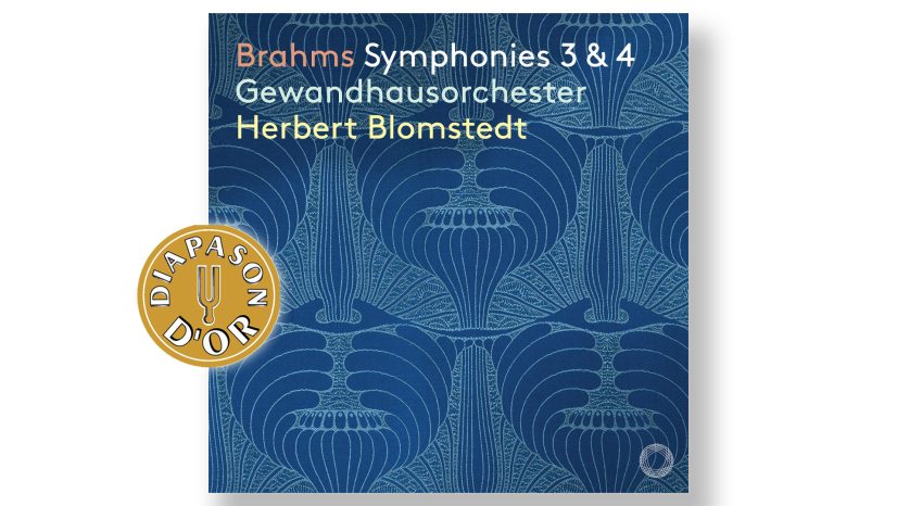 Brahms Symphonies 3 & 4 from Gewandhausorchester Leipzig and Maestro Herbert Blomstedt Awarded Diapason d’Or