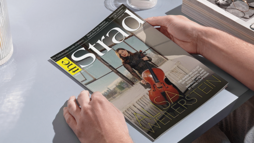 Alisa Weilerstein on the cover of The Strad