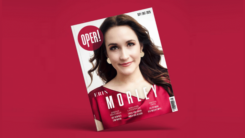 Erin Morley on the cover of Oper! Magazine