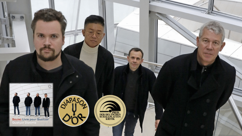 Diapason D’Or AND a Preis Der Deutschen Schallplattenkritik for ‘Boulez: Livre Pour Quatuor’