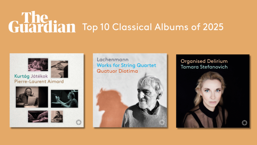 The Guardian Top 10 Classical Recordings of 2025 includes TWO PENTATONE Titles