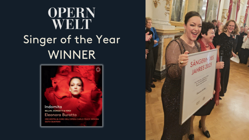 Eleonora Buratto wins ‘Singer of the Year’ 2025