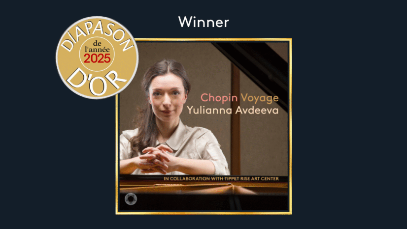 Diapason d’or de l’année 2025 for Yulianna Avdeeva ‘Chopin: Voyage”