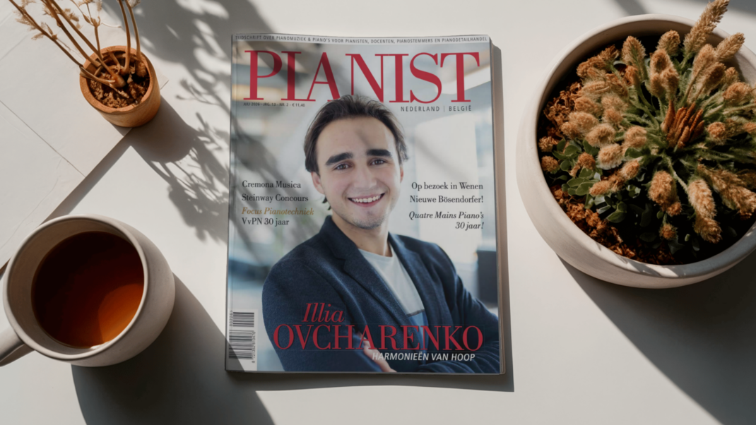 Illia Ovcharenko Covers Pianist Magazine Netherlands with “Manu Sinistra”