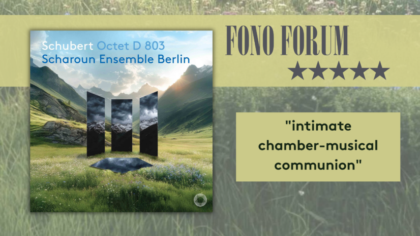 Scharoun Ensemble’s Schubert Octet Earns Five-Star Review from Fono Forum