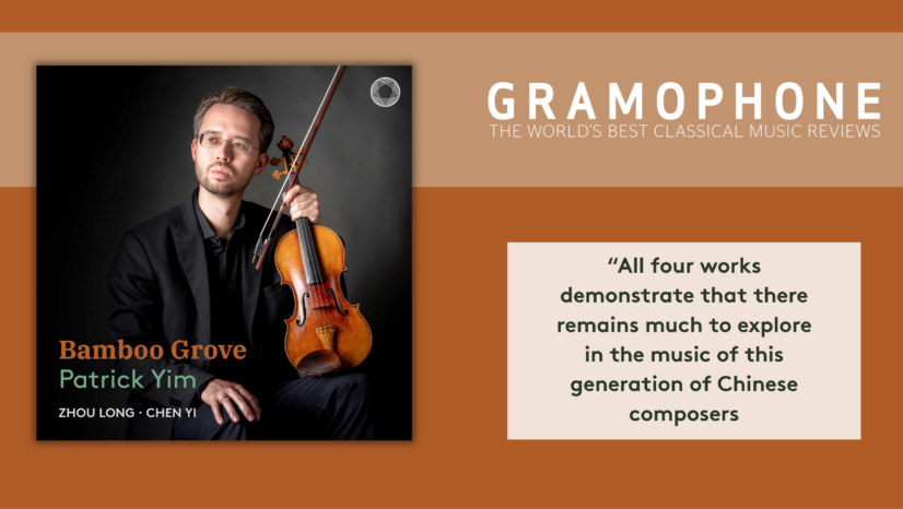 Gramophone Praises Patrick Yim’s “Bamboo Grove”