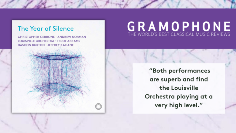 Gramophone: “Superb” Performances on The Year of Silence