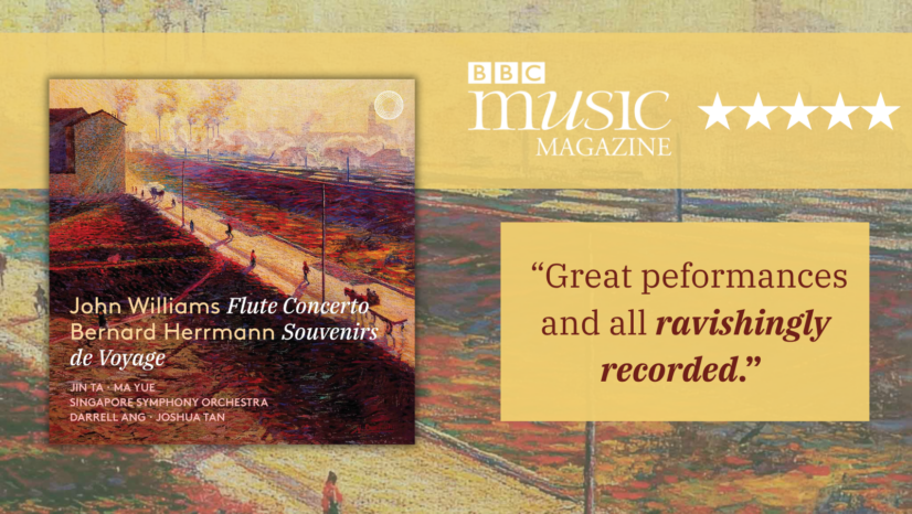 Williams’s Flute Concerto Earns Five Stars in BBC Music Magazine