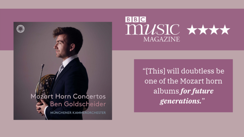 Goldscheider’s Mozart Horn Concertos Earn Four Stars