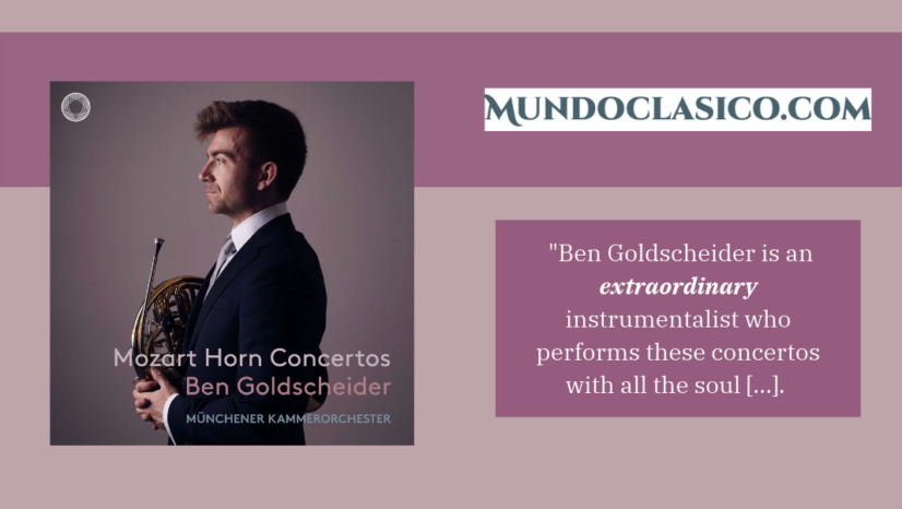 Goldscheider’s Mozart Praised by Mundoclasico