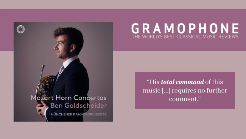 Goldscheider’s Mozart Praised in Gramophone