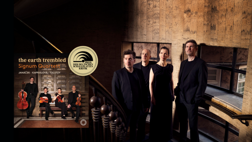 Signum Quartett’s The Earth Trembled Longlisted for German Record Critics’ Award